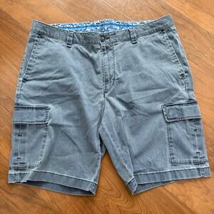 Tommy Bahama Cargo Shorts Mens 38 Blue Utility Hiking Outdoor Casual Weekend
